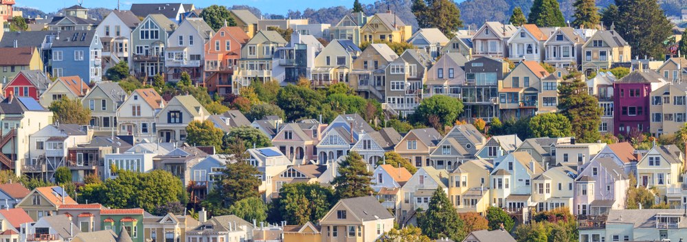 Victorian homes in San Francisco - maybe you can housesit one of these.